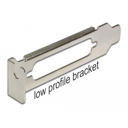 Delock Low Profile Slotblech mit D-Sub 25 Öffnung