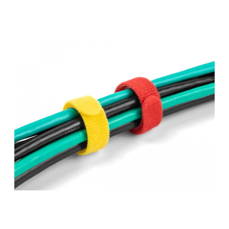 Delock Klett-Kabelbinder L 150 x B 12 mm farbig Set 10 Stück