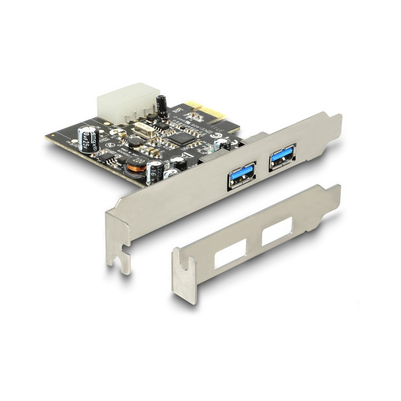 Delock PCI Express x1 Karte zu 2 x extern USB 5 Gbps Typ-A Buchse
