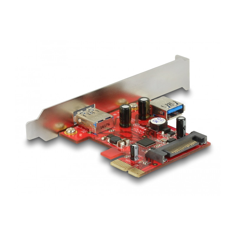 Delock PCI Express x1 Karte zu 1 x extern + 1 x intern USB 5 Gbps