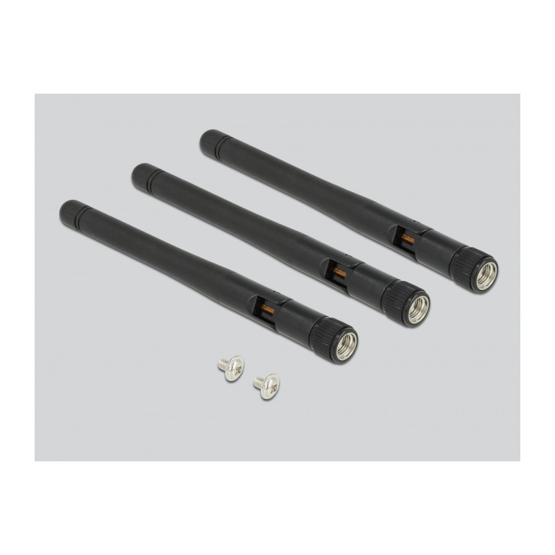 Delock PCI Express x1 Karte - Mini PCIe Slot + 3 RP-SMA Anschlüsse
