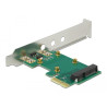 Delock PCI Express x1 Karte - Mini PCIe Slot + 3 RP-SMA Anschlüsse