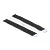 Delock Klettband selbstklebend mit Haft- und Flauschband L 10 m x B 25 mm schwarz