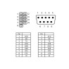 Delock Low Profile Slotblech - 1 x Seriell Belegung: 1:1