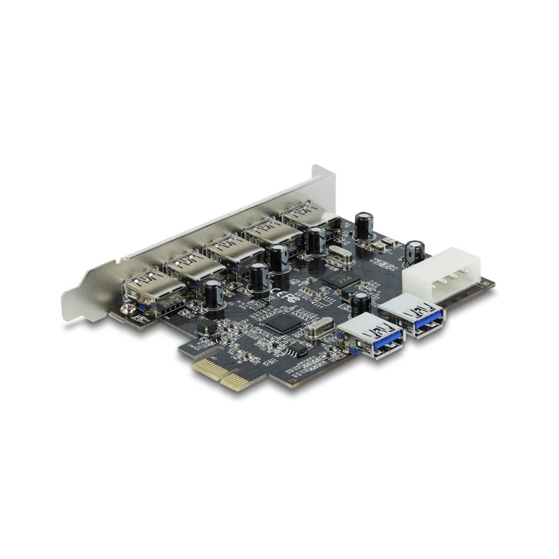 Delock PCI Express x1 Karte zu 5 x extern + 2 x intern USB 5 Gbps