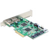 Delock PCI Express x4 Karte - 2 x extern USB 3.0 + 2 x intern SATA 6 Gb/s