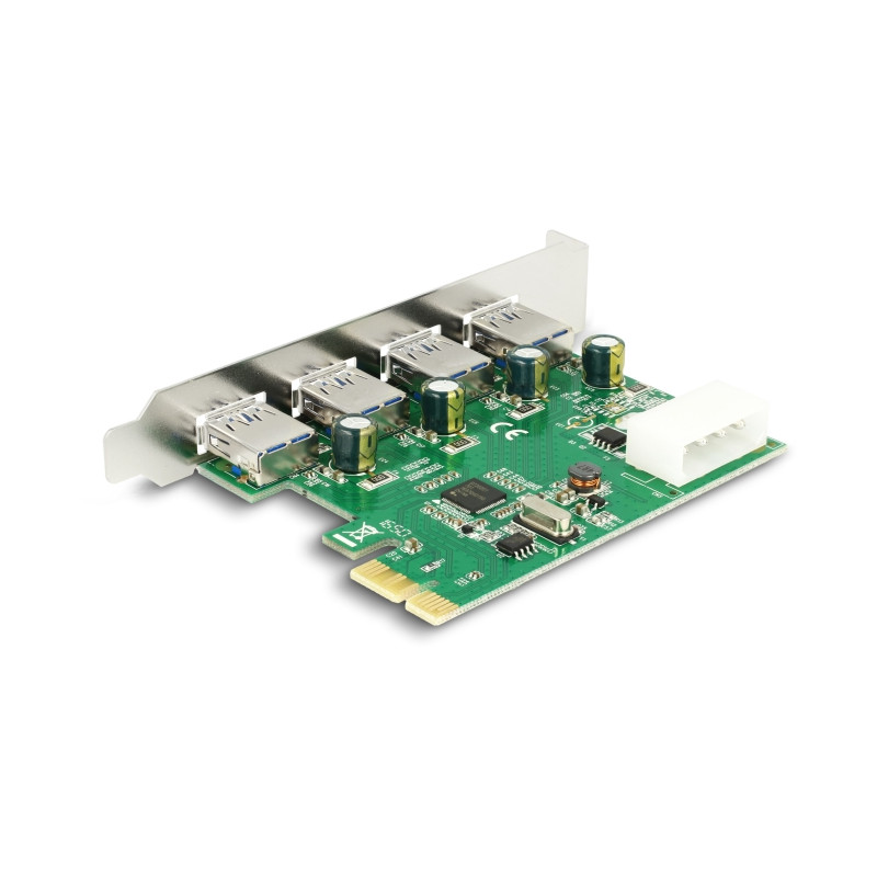 Delock PCI Express x1 Karte zu 4 x extern USB Typ-A Buchse USB 5 Gbps