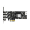 Delock PCI Express x4 Karte zu 4 x extern USB 5 Gbps Quad Channel - Low Profile Formfaktor