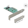 Delock PCI Express x4 Karte - 1 x intern NVMe M.2 Key M 80 mm - Low Profile Form Faktor