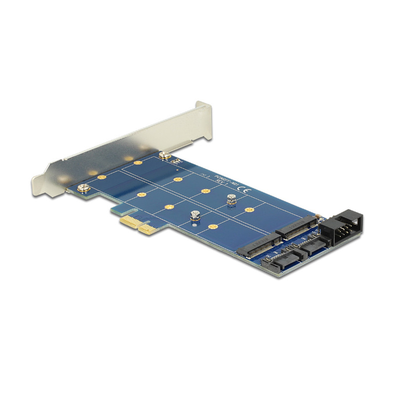 Delock PCI Express x1 Karte - 2 x intern M.2 NGFF