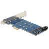 Delock PCI Express x1 Karte - 2 x intern M.2 NGFF