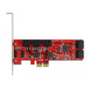 Delock PCI Express x2 Karte - 10 x intern SATA 6 Gb/s - Low Profile Formfaktor