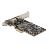 Delock PCI Express x2 Netzwerkkarte 2,5 Gigabit LAN 2 x RJ45 i225