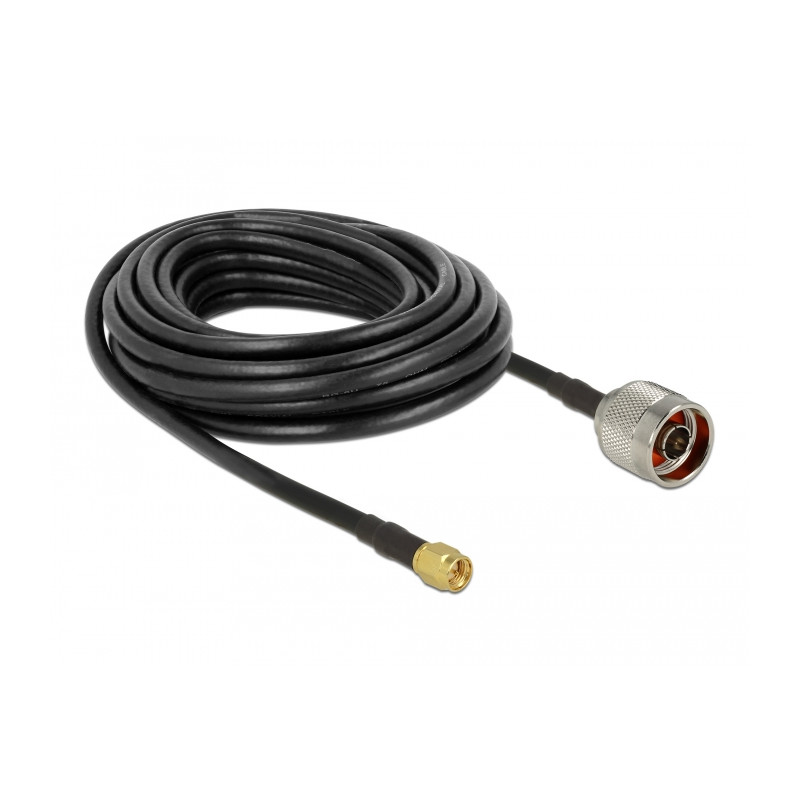 Delock Antennenkabel N Stecker - SMA Stecker CFD200/RF200 7,5 m low loss