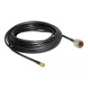 Delock Antennenkabel N Stecker - SMA Stecker CFD200 10 m low loss