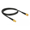 Delock Antennenkabel RP-SMA Stecker - RP-SMA Buchse CFD/RF200 1 m low loss