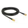 Delock Antennenkabel RP-SMA Stecker - RP-SMA Buchse CFD/RF200 3 m low loss