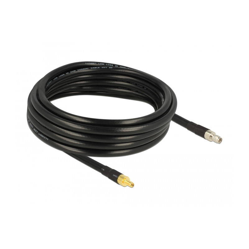 Delock Antennenkabel SMA Stecker - SMA Buchse CFD400 LLC400 5 m low loss