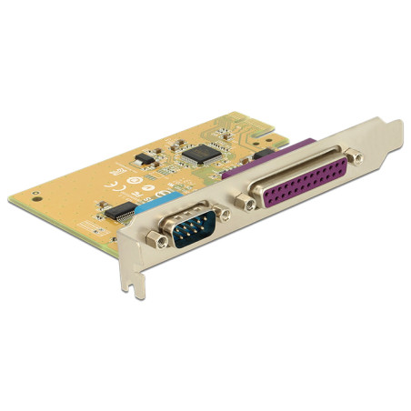 Delock PCI Express x1 Karte zu 1 x Seriell + 1 x Parallel