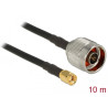 Delock Antennenkabel N Stecker - SMA Stecker RG-58 C/U 10 m