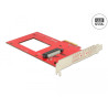 Delock PCI Express x4 Karte - 1 x intern U.2 NVMe SFF-8639