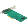 Delock PCI Express x4 Karte - 1 x intern NVMe M.2 Key M 110 mm - Low Profile Form Faktor