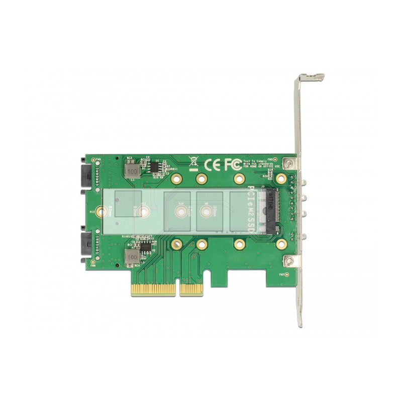 Delock PCI Express Karte - 3 x M.2 Slot - Low Profile Formfaktor