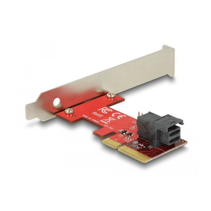 Delock PCI Express x4 Karte - 1 x intern SFF-8643 NVMe - Low Profile Formfaktor