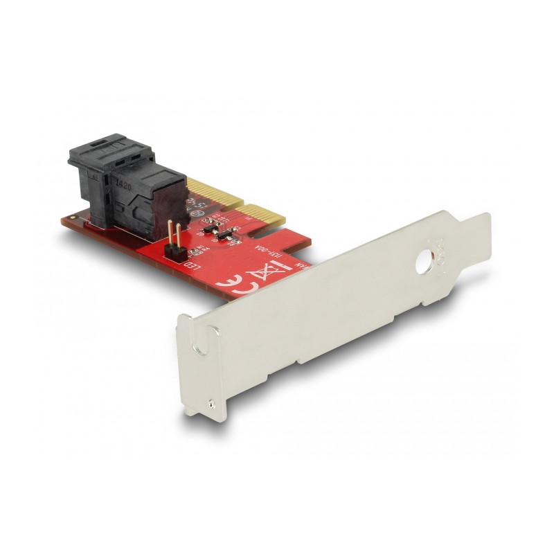 Delock PCI Express x4 Karte - 1 x intern SFF-8643 NVMe - Low Profile Formfaktor