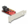 Delock PCI Express x4 Karte - 1 x intern SFF-8643 NVMe - Low Profile Formfaktor