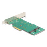 Delock PCI Express x4 Karte - 2 x intern M.2 Key B mit RAID - Low Profile Form Faktor