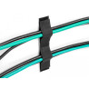 Delock Klett-Kabelhalter selbstklebend L 110 mm x B 20 mm Set 10 Stück schwarz