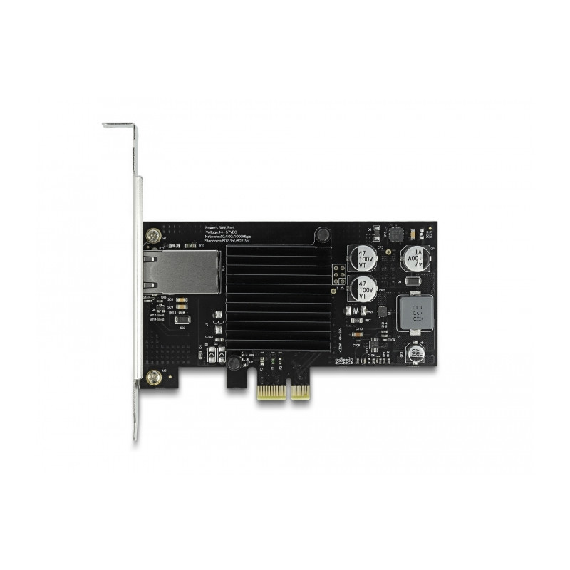 Delock PCI Express x1 Netzwerkkarte Gigabit LAN 1 x RJ45 mit PoE+ i210