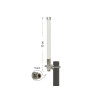 Delock LoRa 868 MHz Antenne N Buchse 3 dBi 32 cm omnidirektional starr Mastmontage weiß outdoor