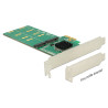 Delock PCI Express x2 Karte - 4 x intern M.2 Key B - Low Profile Formfaktor