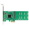 Delock PCI Express x2 Karte - 4 x intern M.2 Key B - Low Profile Formfaktor