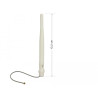 Delock WLAN 802.11 b/g/n Antenne I-PEX Inc., MHF® I Stecker 3 dBi omnidirektional 1.13 12 cm flexibel Clip weiß