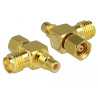 Delock Adapter SMC Buchse - SMC Stecker - SMA Buchse T-Stück