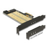 Delock PCI Express x4 Karte - 1 x intern M.2 Key B + 1 x intern NVMe M.2 Key M - Low Profile Formfaktor