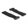 Delock Klettpad selbstklebend mit Klett-Kabelbinder Set 10 Stück schwarz