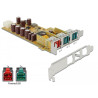 Delock PoweredUSB PCI Express x1 Karte - 1 x 24 V + 2 x 12 V