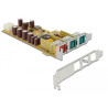Delock PoweredUSB PCI Express x1 Karte - 1 x 24 V + 2 x 12 V