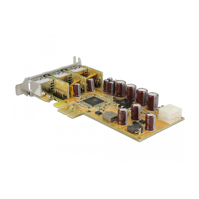 Delock PoweredUSB PCI Express x1 Karte - 1 x 24 V + 2 x 12 V