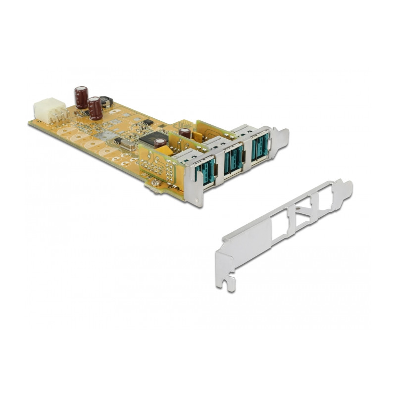 Delock PoweredUSB PCI Express x1 Karte - 3 x 12 V