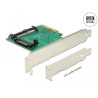 Delock PCI Express x4 Karte - 1 x intern U.2 NVMe SFF-8639 Stecker
