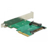 Delock PCI Express x4 Karte - 1 x intern U.2 NVMe SFF-8639 Stecker