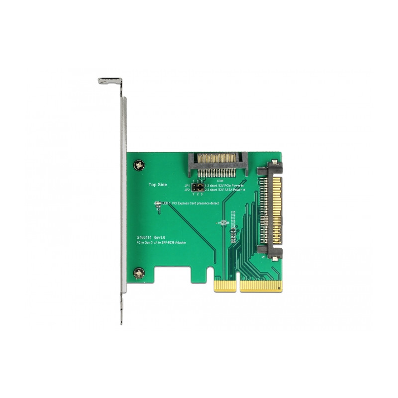 Delock PCI Express x4 Karte - 1 x intern U.2 NVMe SFF-8639 Stecker