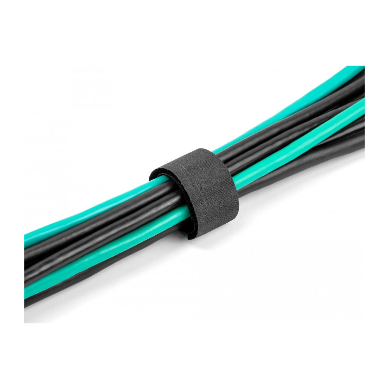Delock Klettkabelbinder L 180 x B 20 mm schwarz 10 Stück