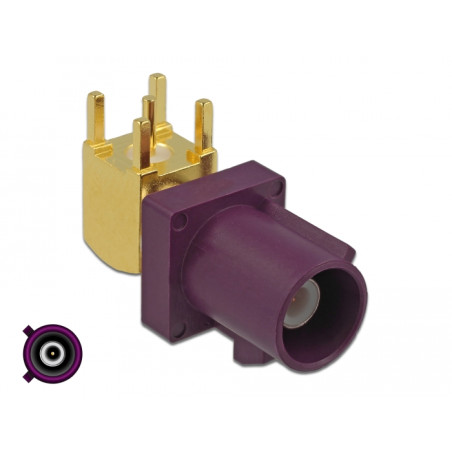 Delock FAKRA D Stecker 90° PCB