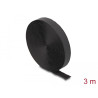 Delock Klettband auf Rolle mit Schlaufe L 3 m x B 20 mm schwarz